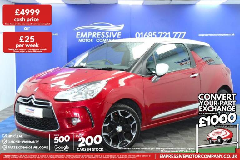 2015 15 CITROEN DS3 1.2 PURETECH DSTYLE PLUS HATCHBACK 3DR PETROL MANUAL EURO 6 