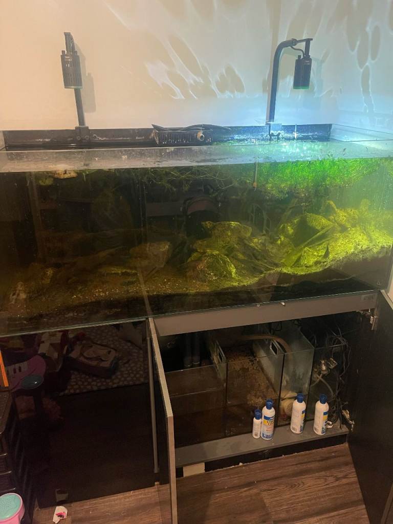 FREE 500L Large Aquarium / Fish Tank & Cabinet – Collection & Emptying Required