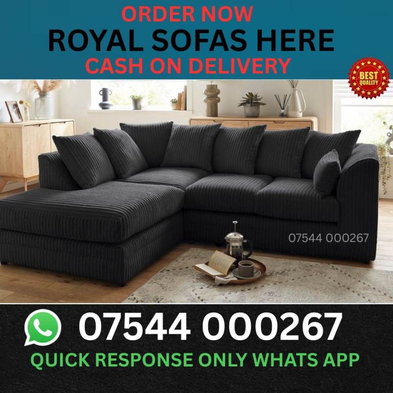 “Beautiful Living Room Sofa – Great Condition & Well Maintained
