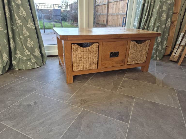 Oak TV unit and Coffee Table