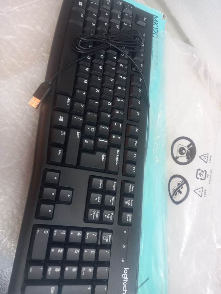 Logitech MK120 Wired Keyboard Only - NEW