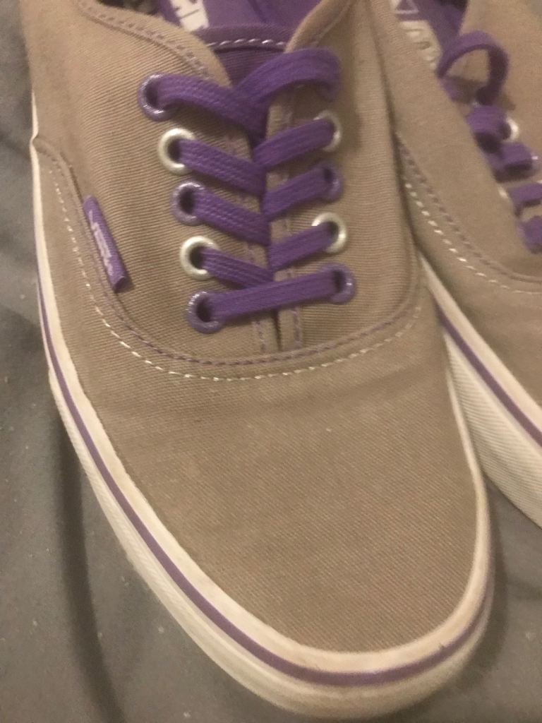 Size 7 Grey Vans, trainers. Unisex, good condition 