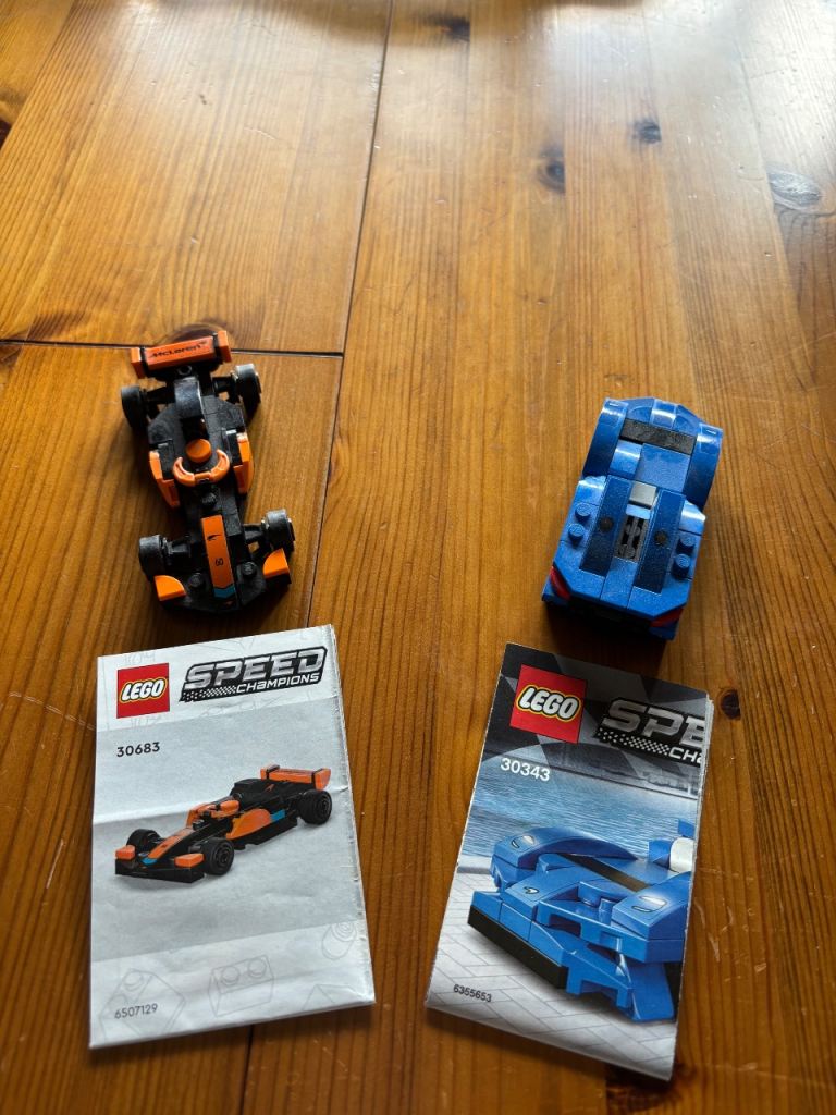 2 x Lego Speed Champions 