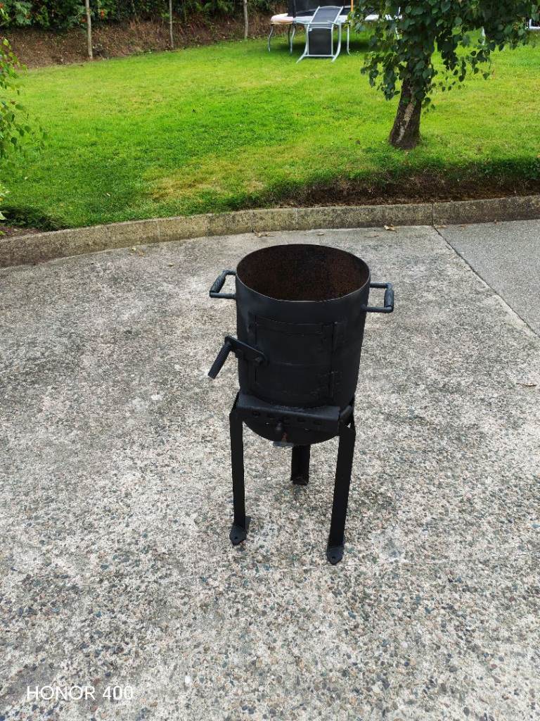 Patio wood burning stove