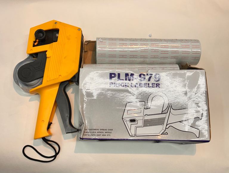 PLM 979 Price Labeler with Two Sets of Labels
