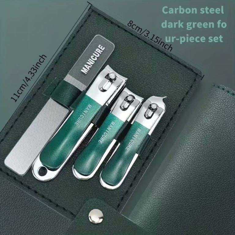 4 Pieces Stainless Steel German Nail And Toenail Clipper Set