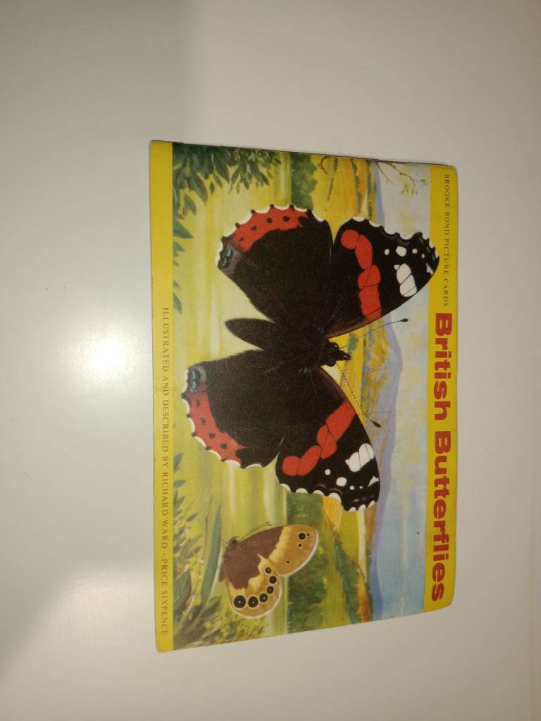 Vintage Brooke Bond Tea Cards British Butterflies 1963 full  mint  Album + 33 Cards