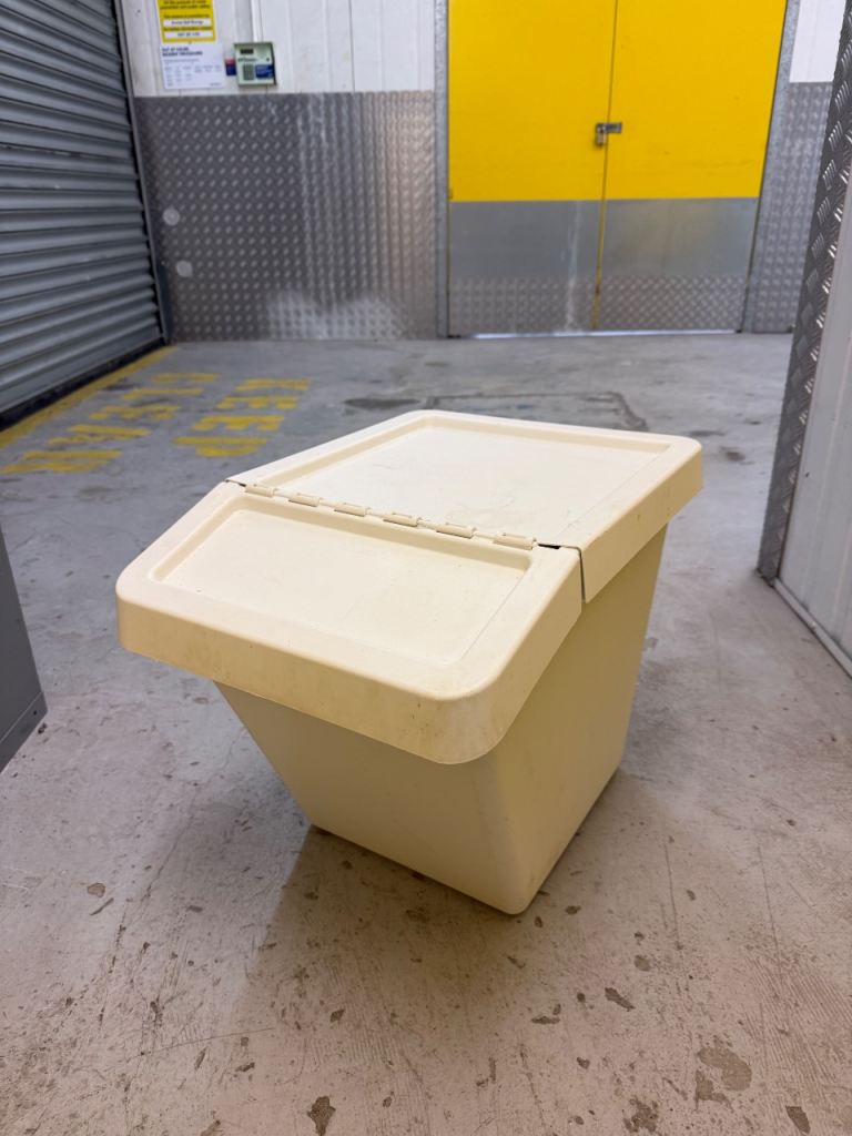 IKEA SORTERA 37L Waste Sorting Bin – White Recycling Storage Box with Lid Basket