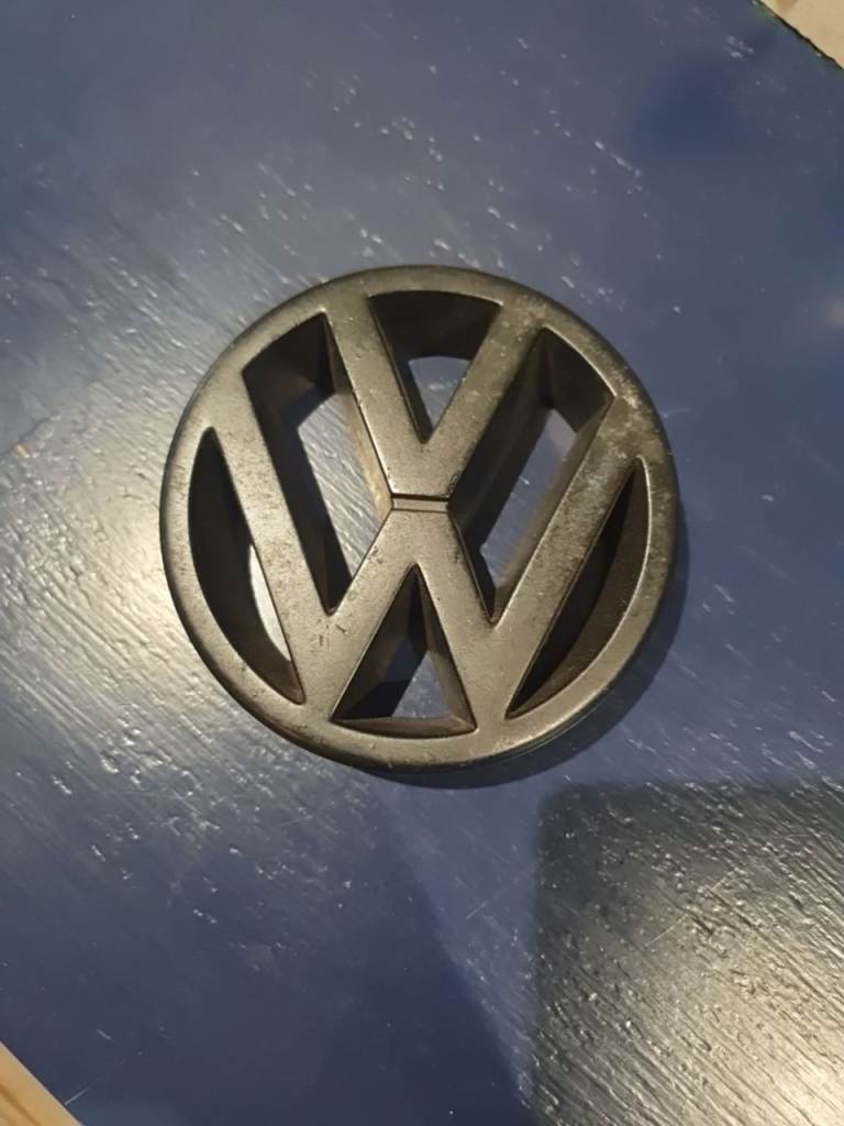 Volkswagen VW badge matte black