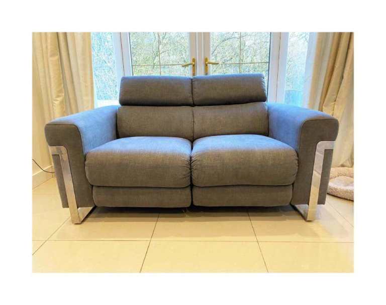 🛋️ NEW SOFOLOGY Moreno SOFA Grey Electric Recliner Two Seats Couch Power Next AirBnB Suite £2,099