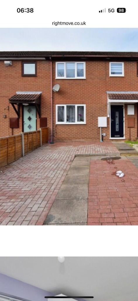 3 beed terraced house to let