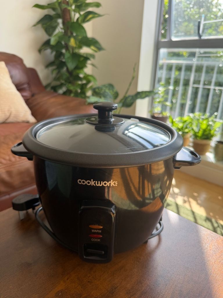 Cookworks Rice Cooker - Black, Good Condition