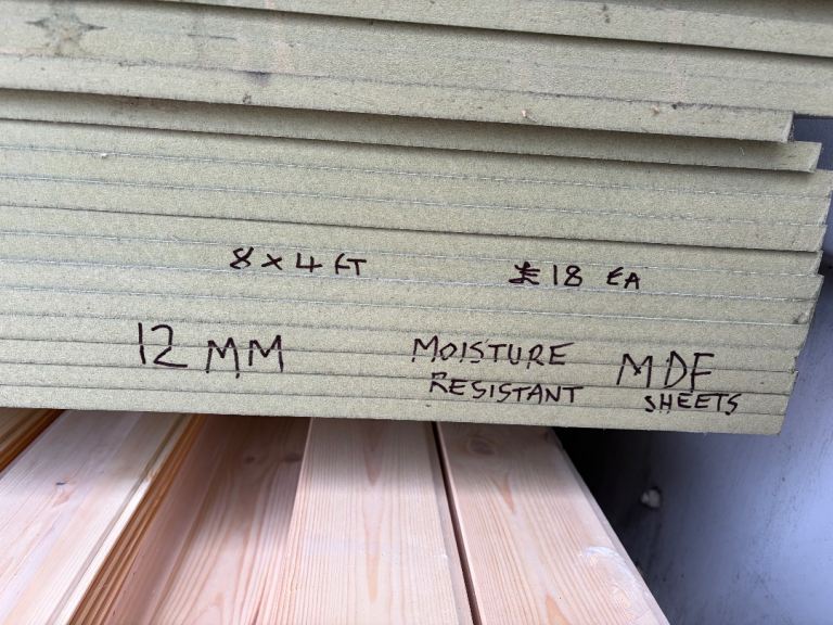 Mdf 12 mm moisture resistant sheets 