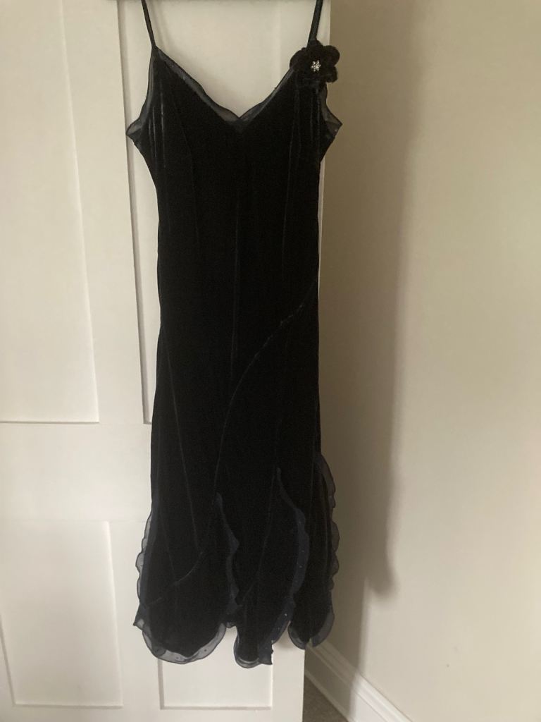 Per Una velvet effect dress size 14