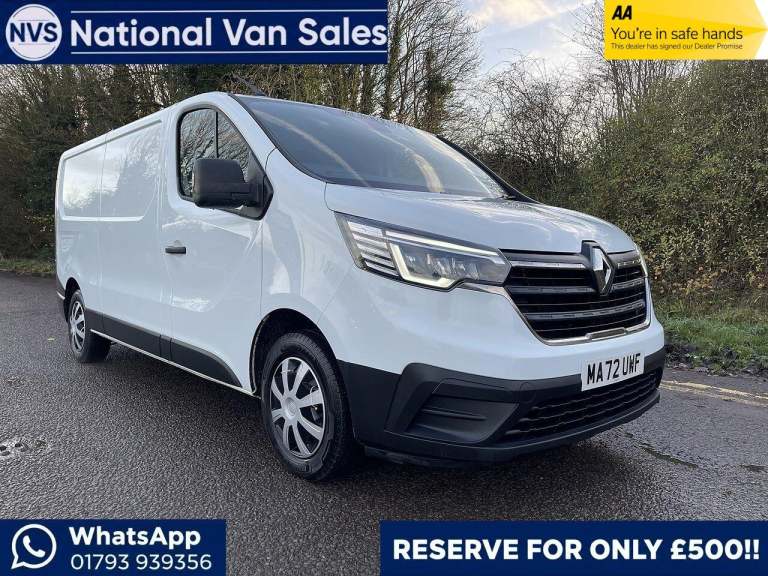 2022 Renault Trafic 2.0 dCi Blue LL30 Business L2 H1 Euro 6 (s/s) 5dr PANEL VAN Diesel Manual