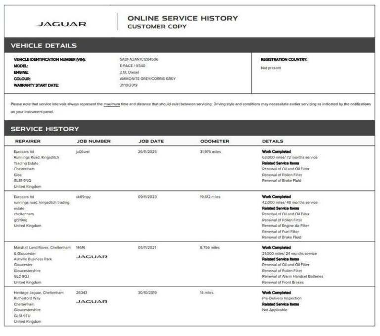 2019 Jaguar E-Pace 2.0 D180 R-Dynamic S SUV 5dr Diesel Auto AWD Euro 6 (s/s) (180 ps) Automati SU...