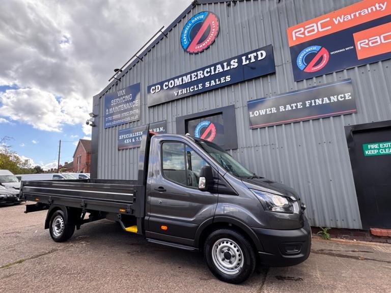 2022 Ford Transit 2.0TDCI 350 LEADER ECOBLUE LWB 14ft Dropside Euro 6  CHASSIS CAB Diesel Manual