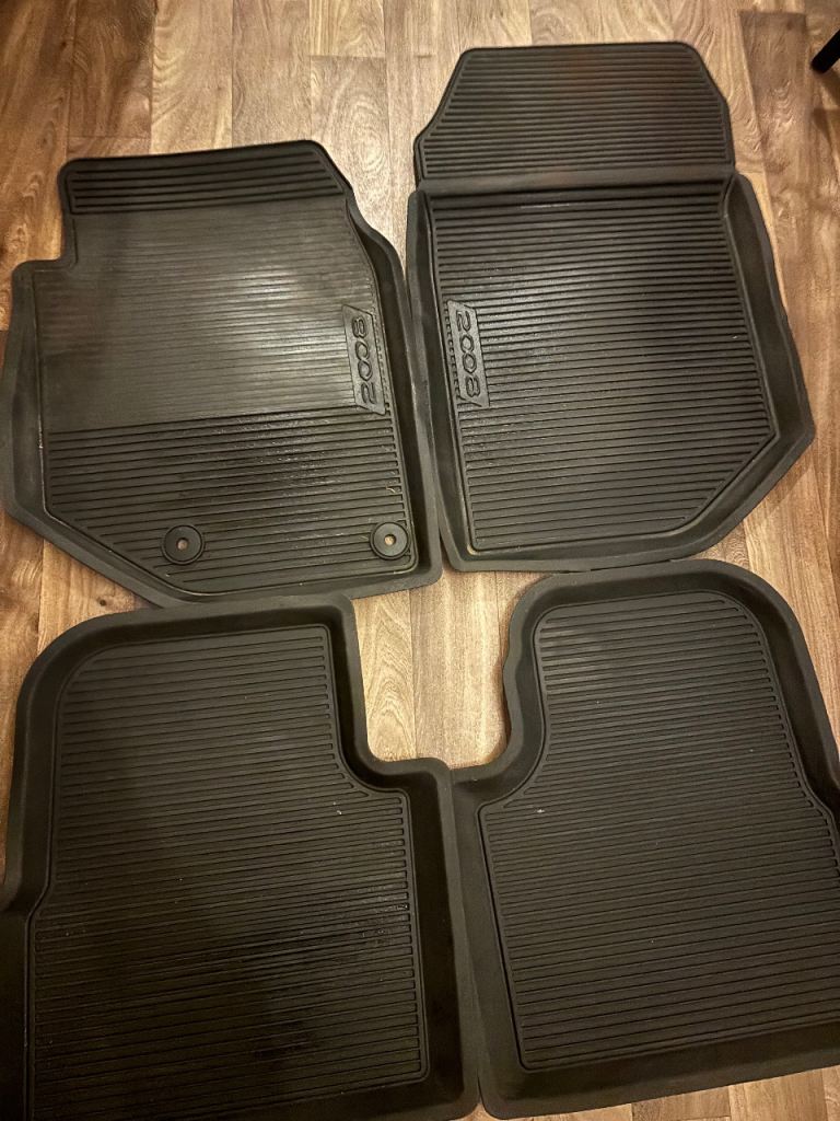 Peugeot rubber car mats