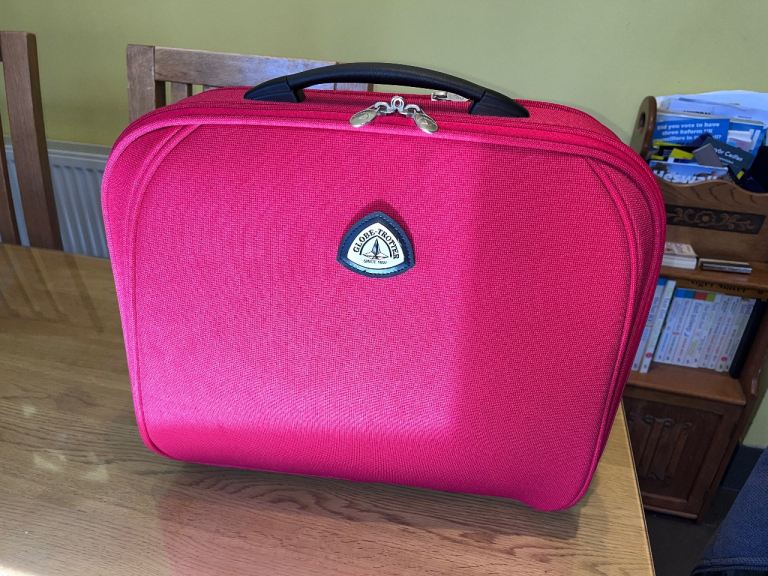 Globe-Trotter Quality Weekend Case or Add-On Suitcase Top Bag - Unused