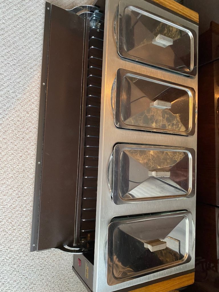 Ecko Hostess Hot Food Display Unit - 4 dishes