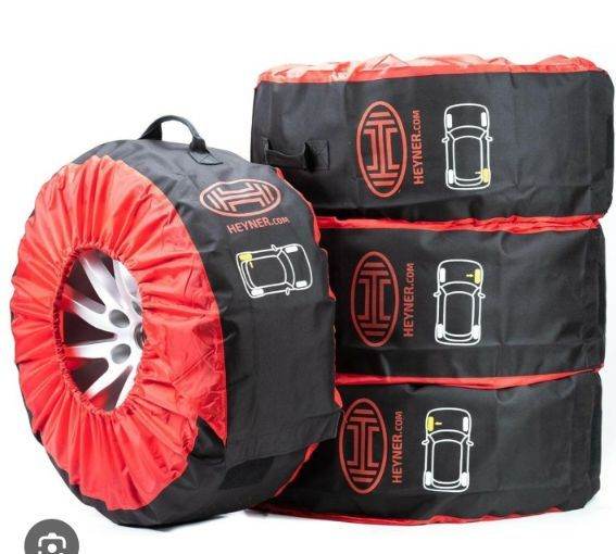 Car Alloy Wheels Tyre Bags + Alloy Wheel Rim Protector Kit 