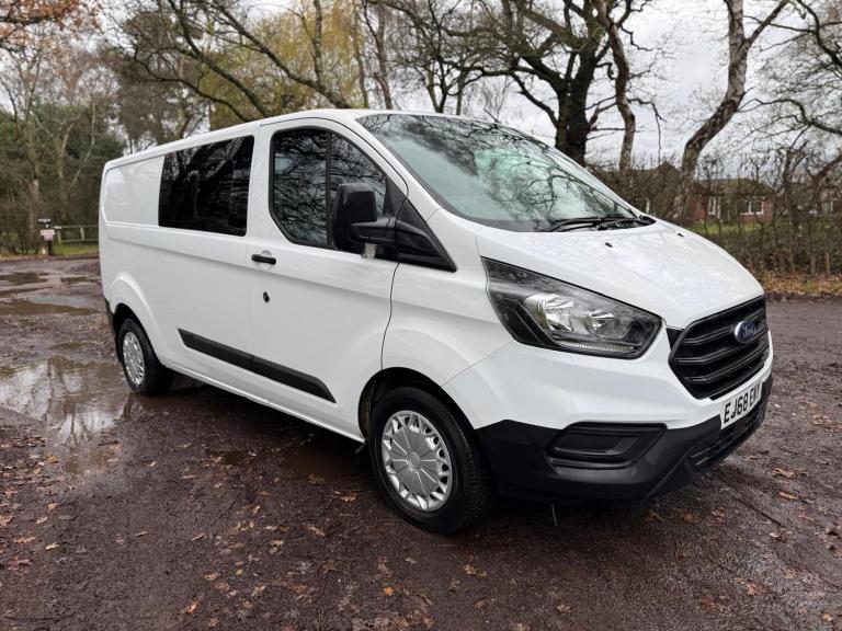 2018 Ford Transit Custom  D/Cab crew cab 114k l2 Lwb 6 seats finance available  PANEL VAN Diesel ...