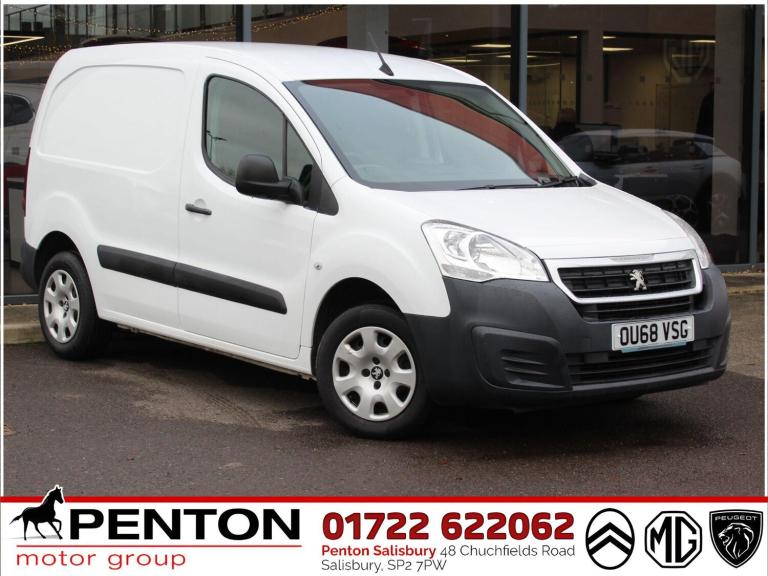 2018 Peugeot Partner 1.6 BlueHDi 854 Professional L1 5dr PANEL VAN Diesel Manual