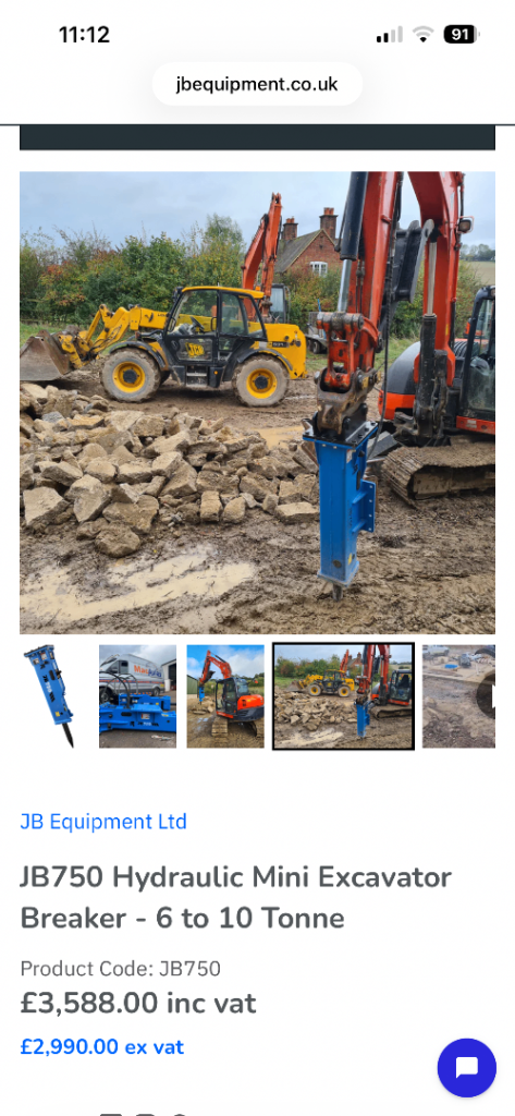 Hydraulic mini excavator 