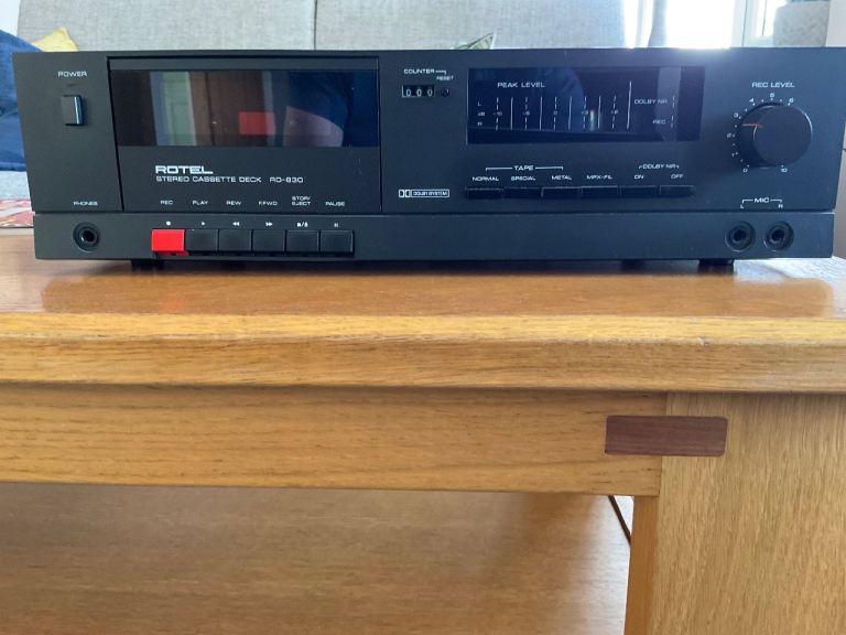 Rotel RD-830 Stereo Cassette Deck - Good Condition