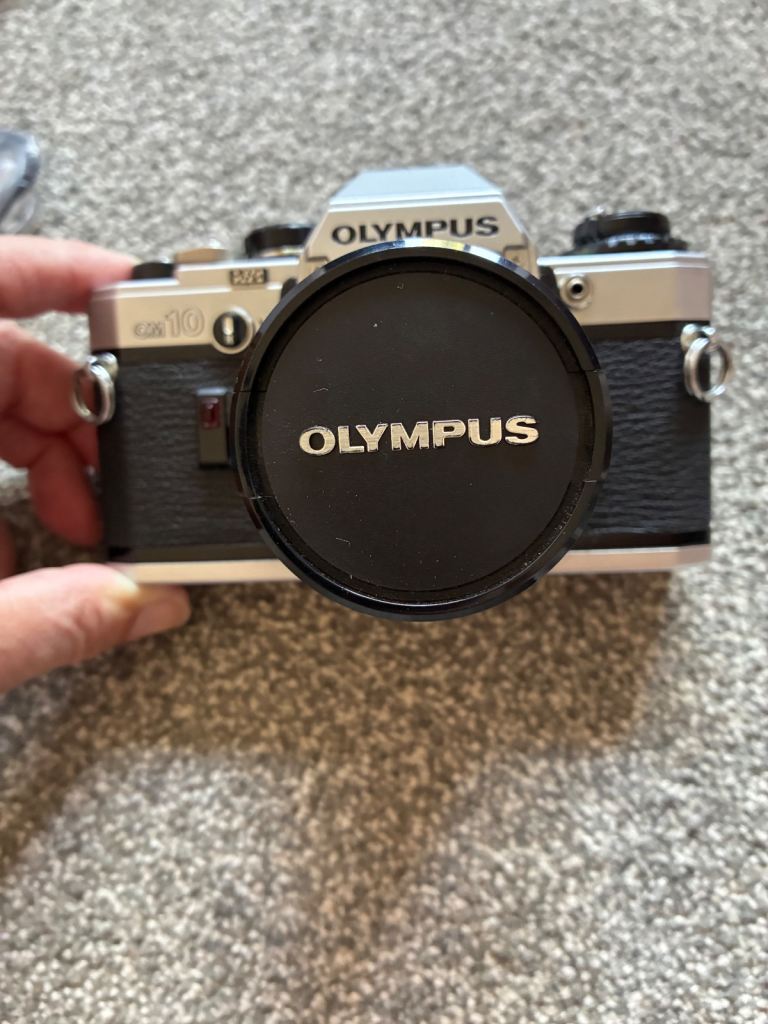 Olympus OM 10 SLR film camera