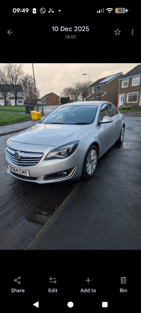 Vauxhall, INSIGNIA, Hatchback, 2014, Manual, 1956 (cc), 5 doors