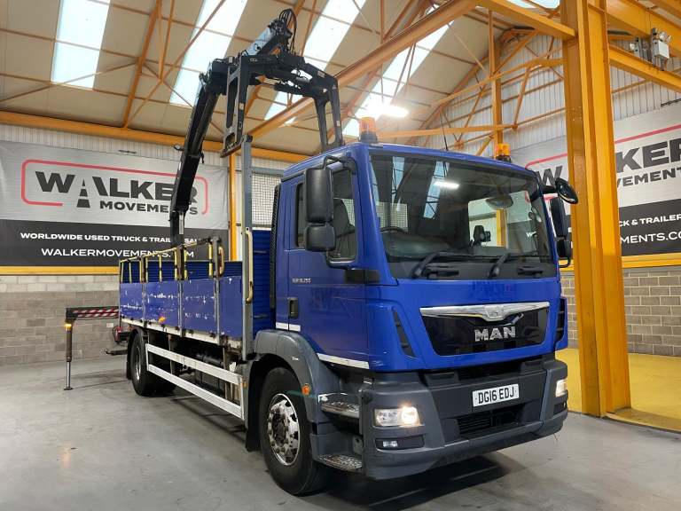 MAN TGM 18.250 *EURO 6*, 4X2 18 TONNE BRICK GRAB – 2016 – DG16 EDJ