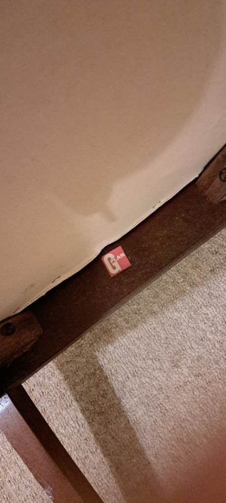 G Plan dining table and 4 chairs 