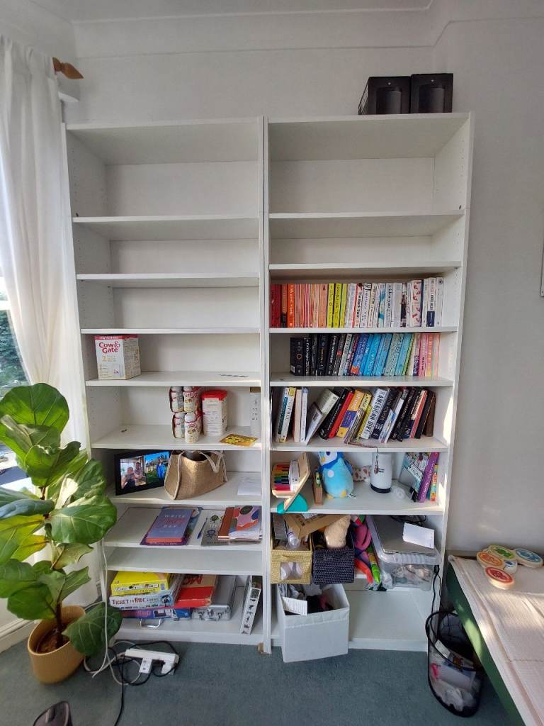 Ikea Billy Bookshelves x 2 - 237x80x28cm