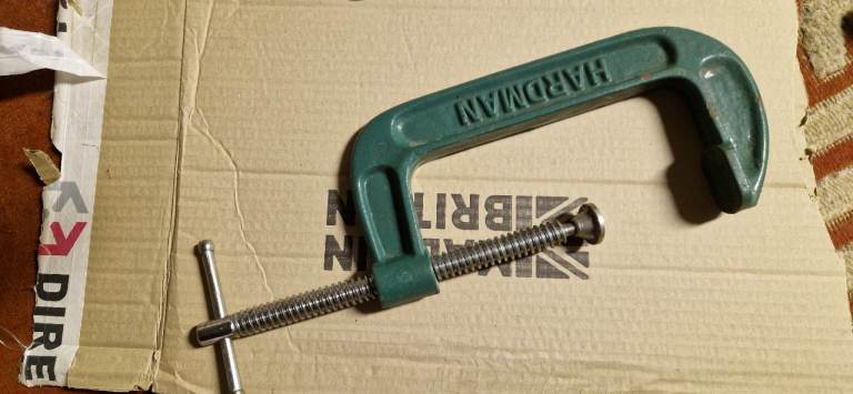 Hardman Solid G clamps T bar screw