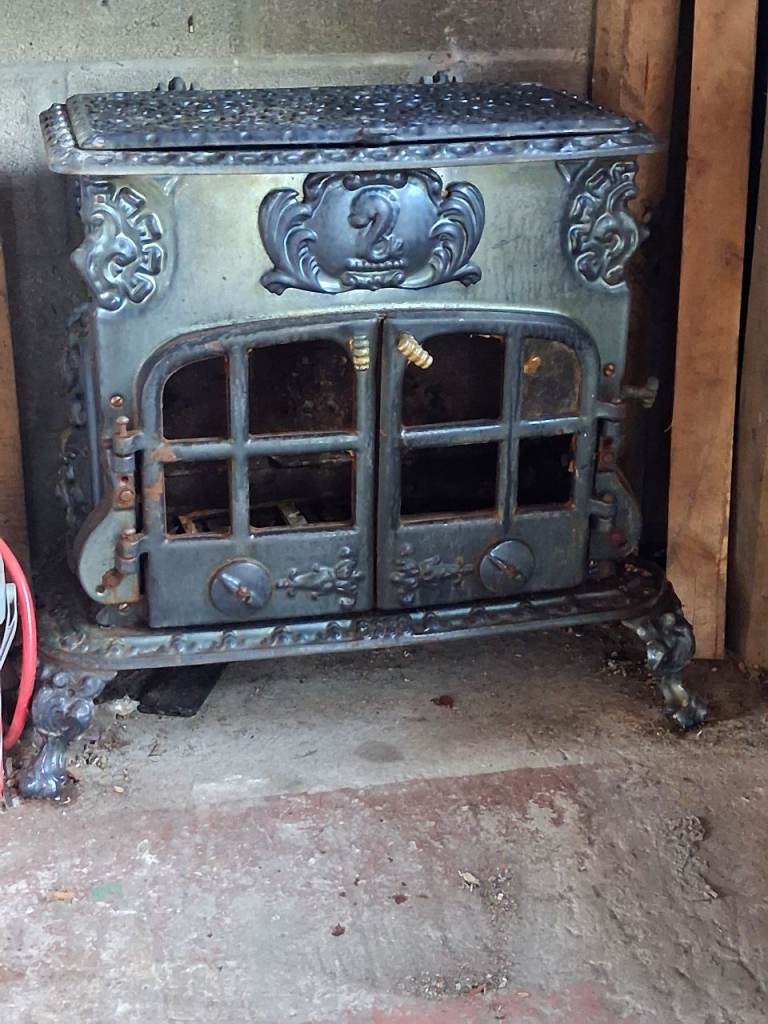 Vintage log burner 