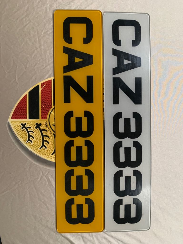 Cherished Number Plate CAZ3333 Caz Cathy Cat