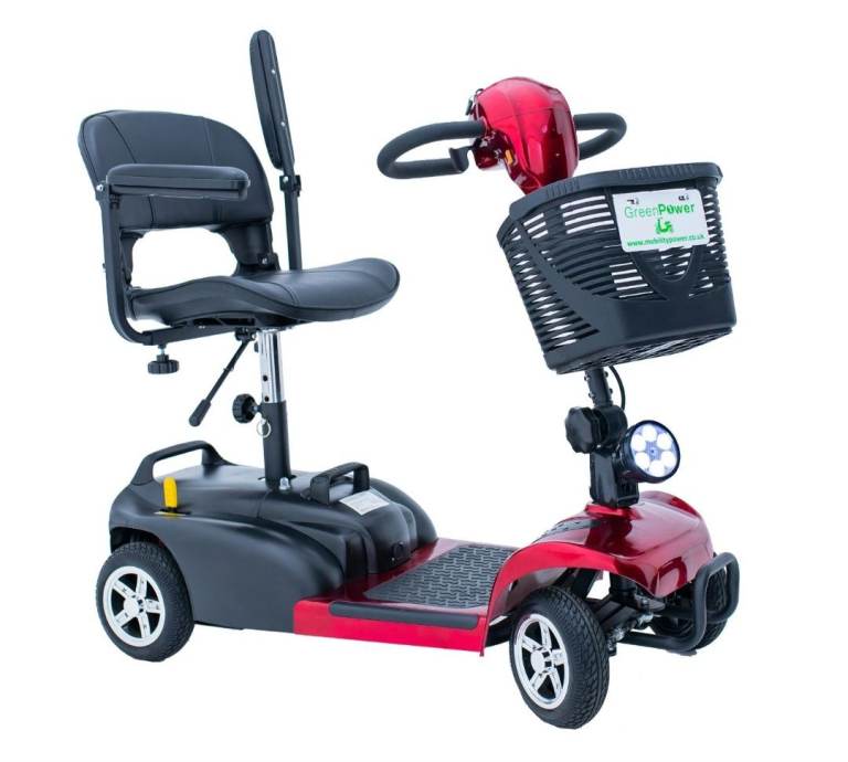 Green Power Mobility Scooter – Red, Good Condition