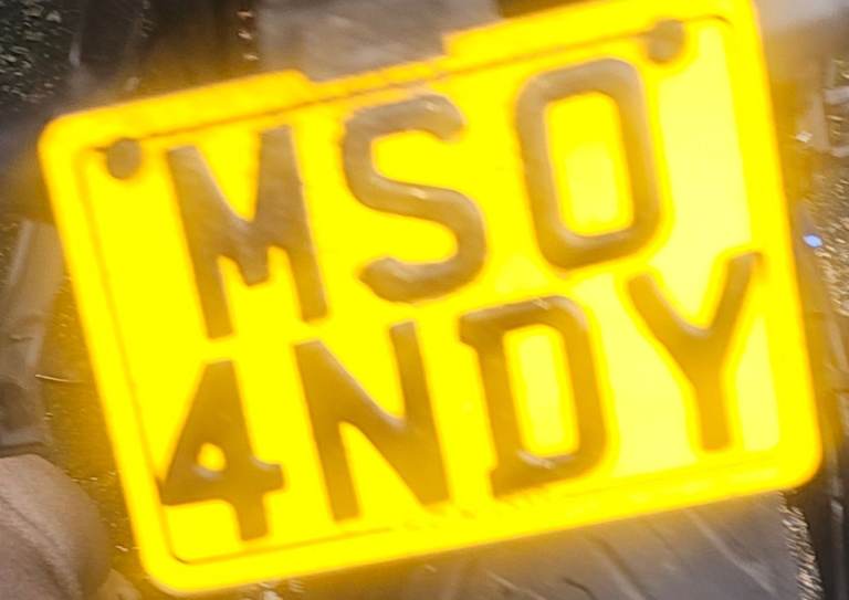 Private reg for sale ANDY