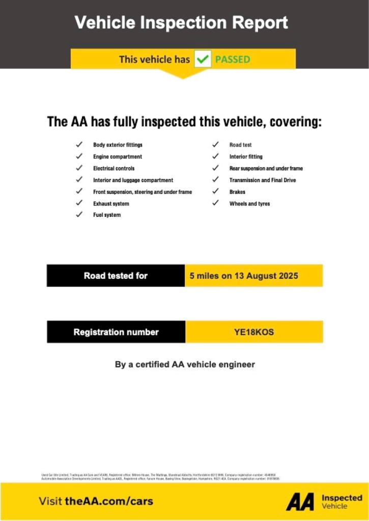 2018 Audi RS3 2.5 TFSI Saloon 4dr Petrol S Tronic quattro Euro 6 (s/s) (400 ps) Saloon Petrol Aut...