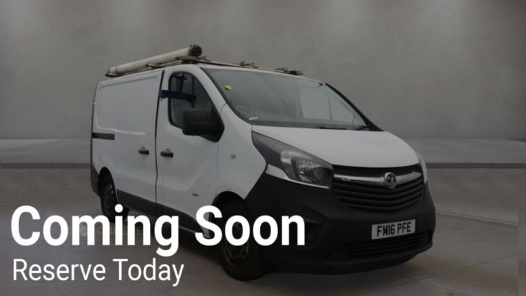2016 Vauxhall Vivaro 2900 1.6CDTI 90PS ecoFLEX H1 Van PANEL VAN DIESEL Manual