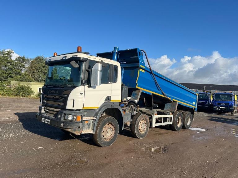 Scania P410 -SRS C-CLASS 8X4 STEEL THOMPSON BODIED TIPPER CHOICE IN STOCK