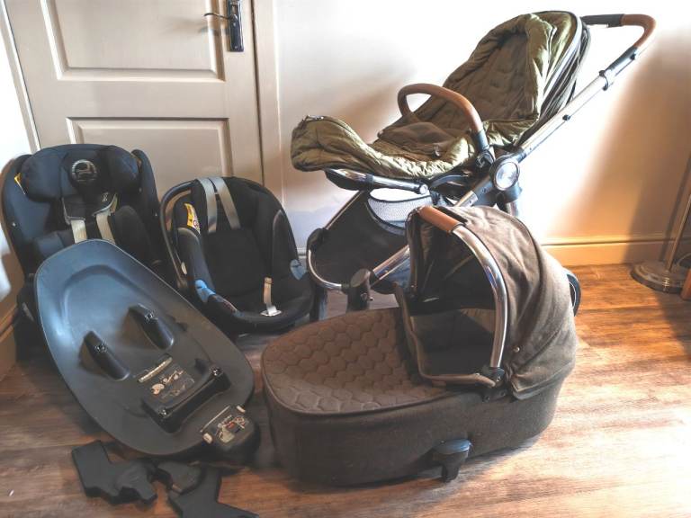 Stroller, pram set