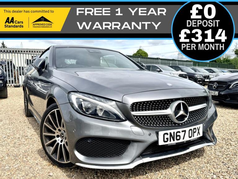 MERCEDES-BENZ C CLASS 2.1 C220d AMG Line Cabriolet 2dr Diesel G-Tronic+ 4MATIC
