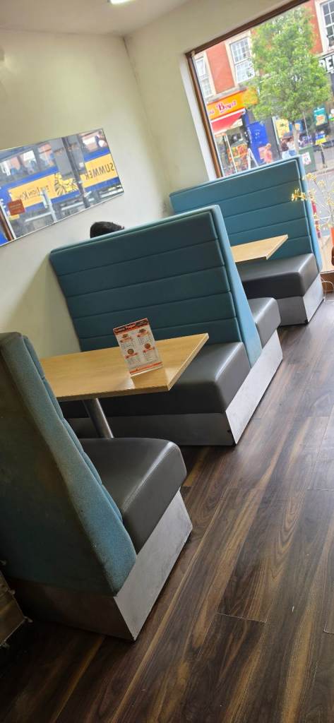Restaurant sofa and tables Free collection 
