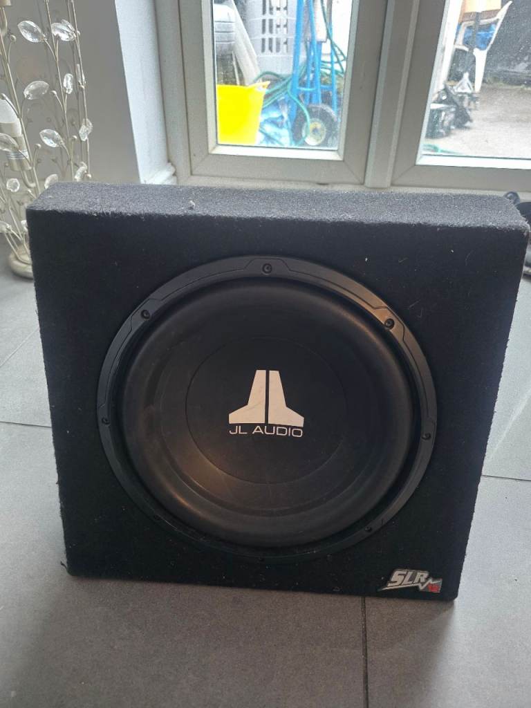 JL Audio SLR12 Subwoofer with Polaris Amplifier – Good Condition