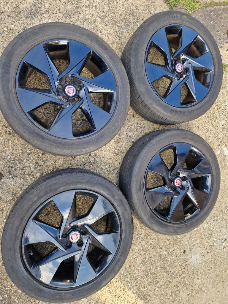 20" Jaguar I Pace alloy wheels (5x108) 245/50R20 tyres - ford volvo evoque velar