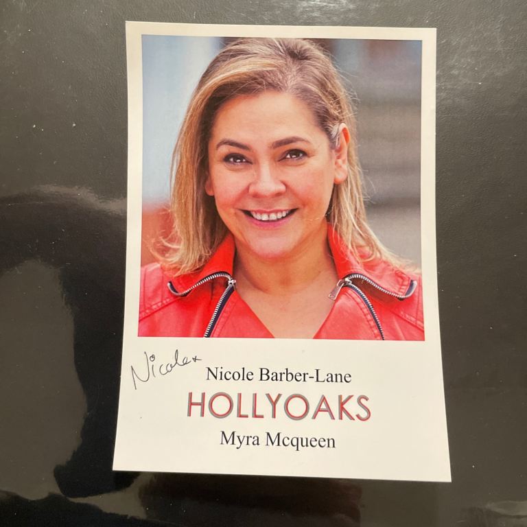 Nicole Barber-Lane Signed Holbyoaks Photo