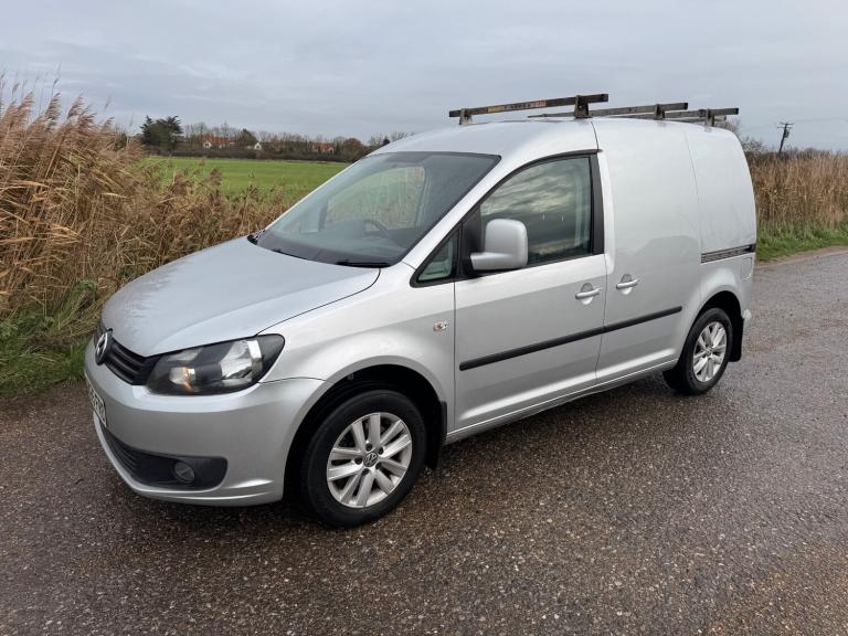 2015 Volkswagen Caddy C20 PLUS Highline Van Silver Sat Nav Parking Sensors Media Screen Air Con  ...