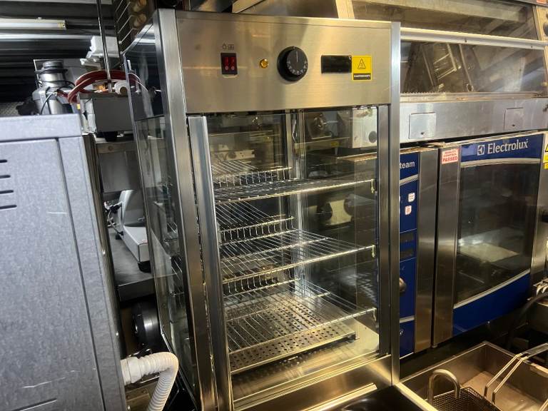 Commercial CATERING NEW  Food Warmer Display Cabinet – Stainless Steel,CAFE RESTAURANT FAST FOOD 